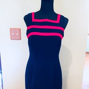 Navy & Red dress